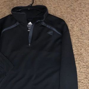Black quarter zip sweatshirt